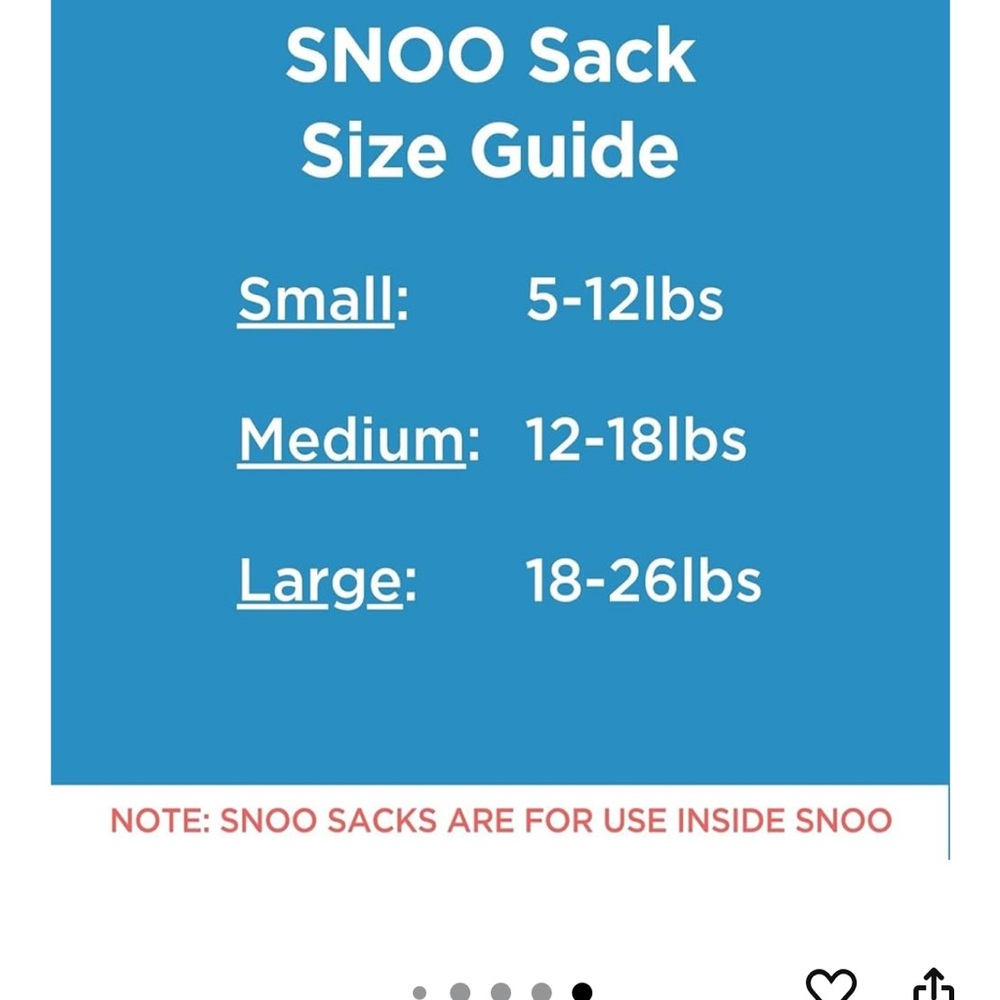 Tie-Dye Snoo Baby Swaddle: size small - Picture 5 of 5